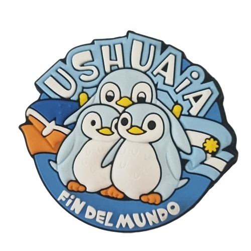 Ímã Ushuaia Família Pinguim